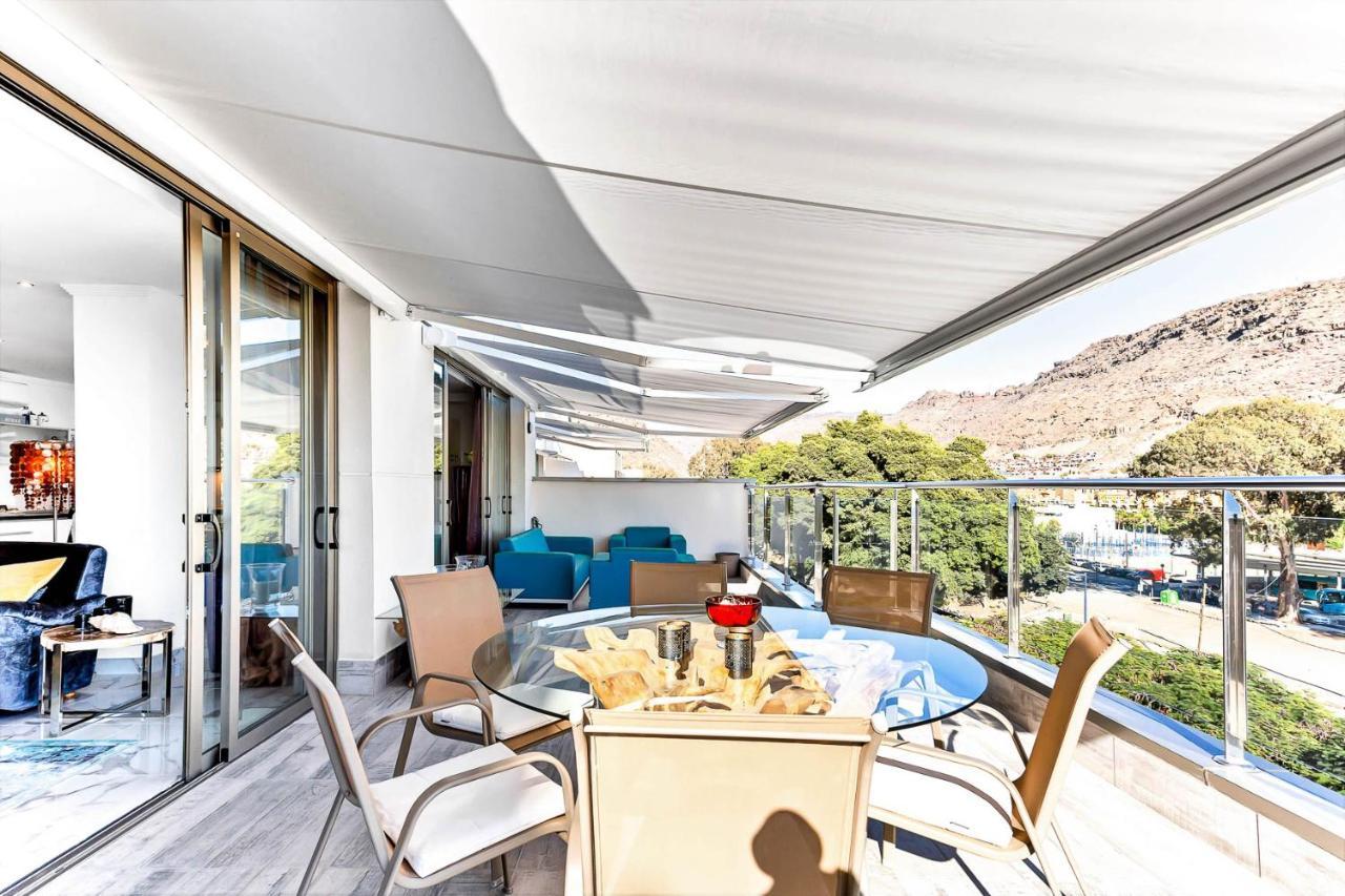 Rivera Del Puerto Luxury Penthouse With Great Terrace And Sea View Puerto De Mogan Exterior photo